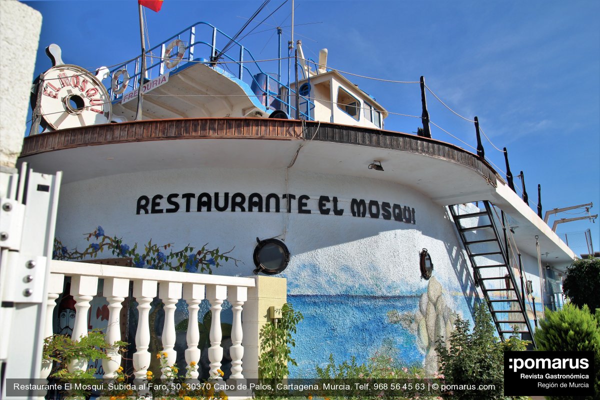 Restaurante El Mosqui, en Cabo de Palos