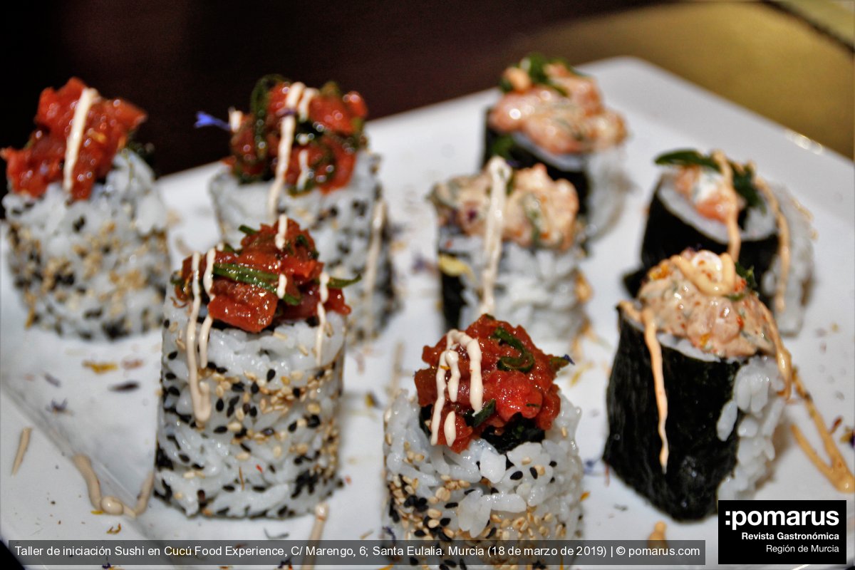 Curso de iniciación al Sushi en Cucú Food Experience