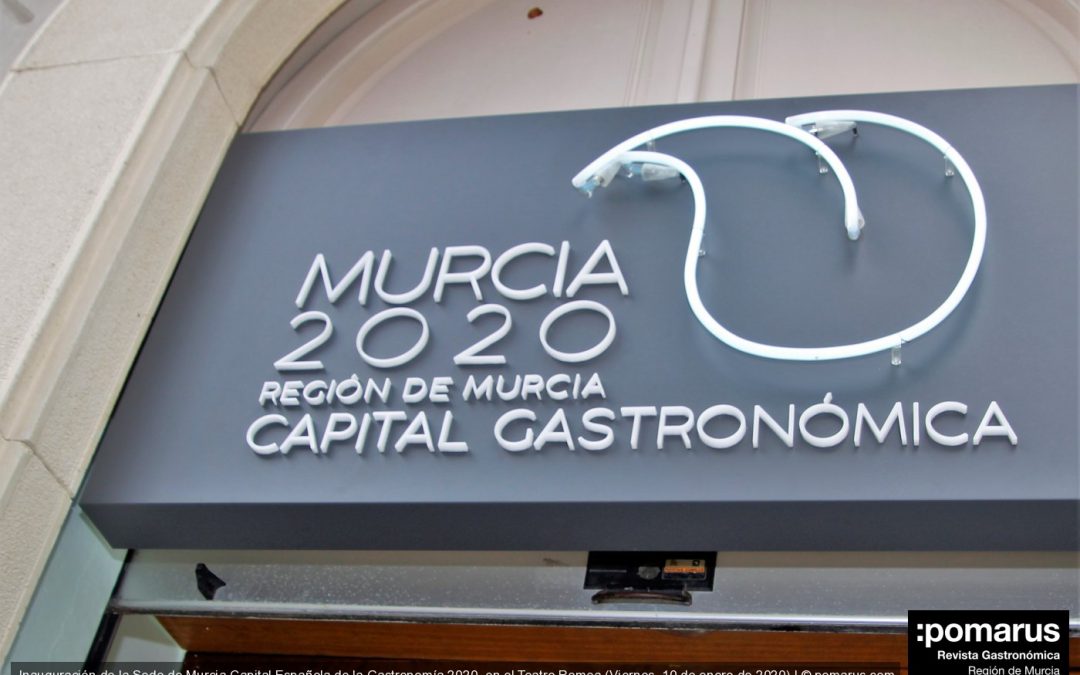 Inaugurada la sede de Murcia Capital Española de la Gastronomía 2020 en dependencias del Teatro Romea