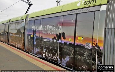El viñedo de la DOP Jumilla estará presente en la capital de la Región a través de Tranvía de Murcia