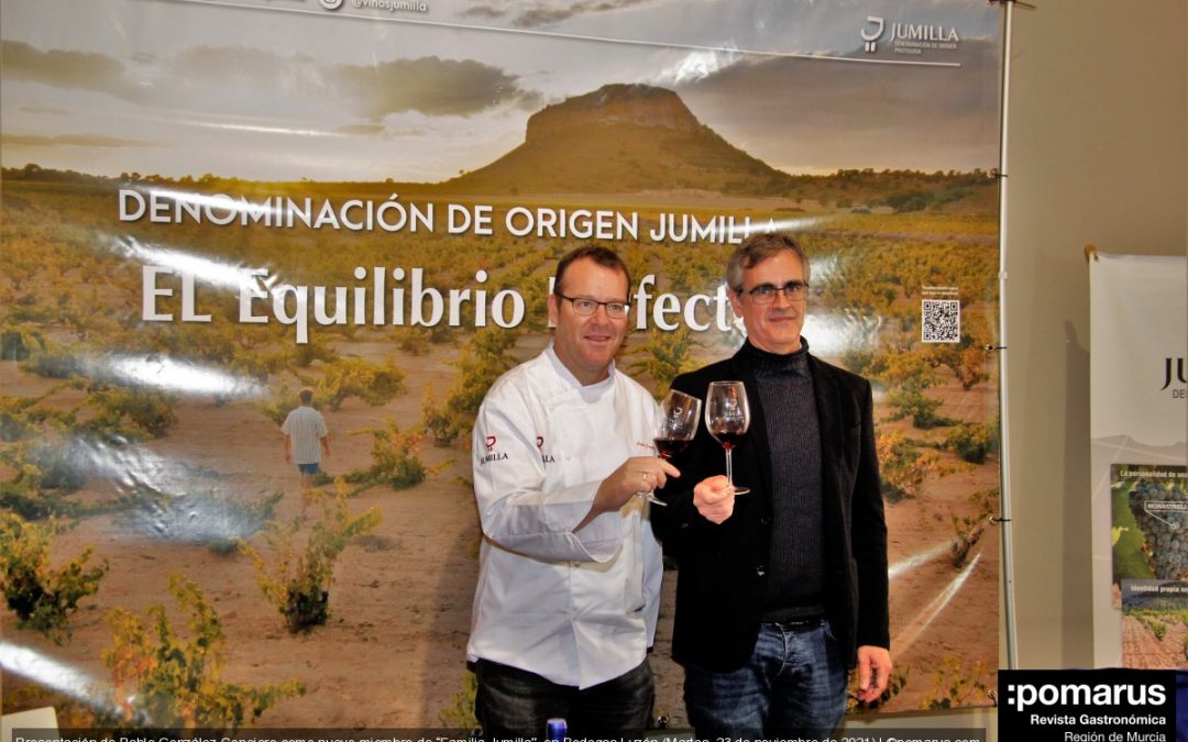 El chef  Pablo González-Conejero,  2 Estrellas Michelín, ya forma parte de la gran “Familia Jumilla”