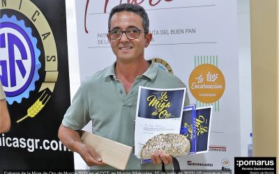 Francisco José Manzano Pujante, de Panadería Pujante, consigue la Miga de Oro de Murcia 2022