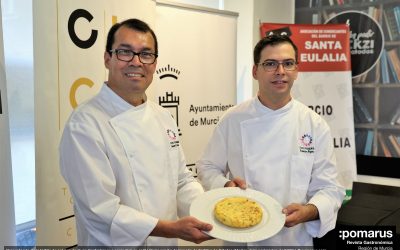Presentación en Cucú Gastrobar de la tortilla de patatas que competirá en el próximo  XV Campeonato de España de Tortillas de Patatas