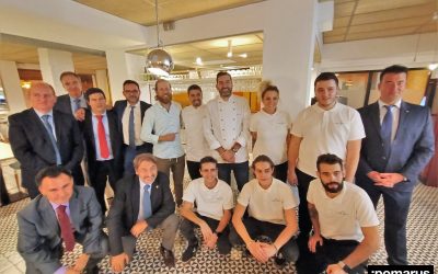 Cena oficial noviembre 2022 del Club Murcia Gourmet en el Restaurante Ajo y Agua