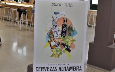 Presentación de Murcia Inspira, de Cervezas Alhambra, en el pabellón 1 del Cuartel de Artillería de Murcia
