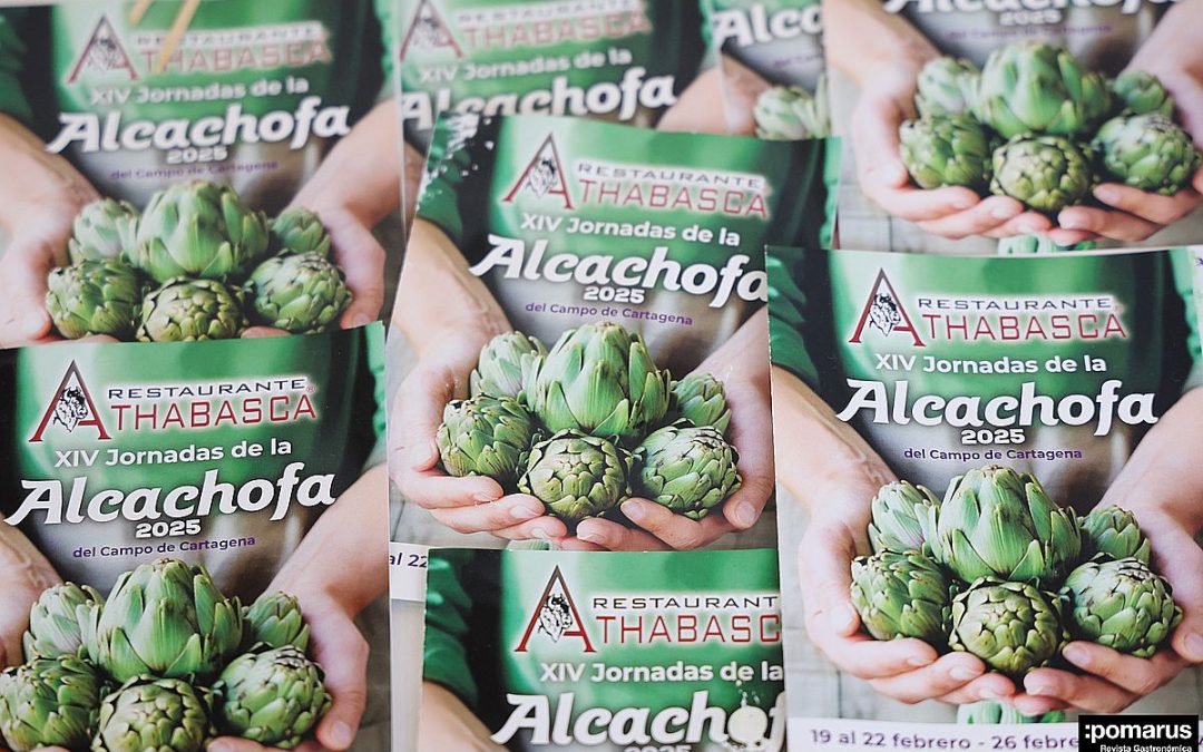 XIV Jornadas Gastronómicas de la Alcachofa 2025 del Campo de Cartagena, en el Restaurante Athabasca, Torre Pacheco