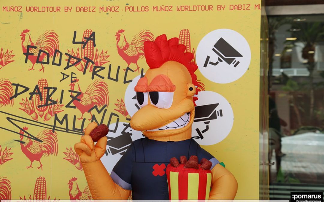 Pollos Muñoz, el foodtruck de Dabiz Muñoz, arrasa en El Corte Inglés de Murcia con su receta de pollo frito XO