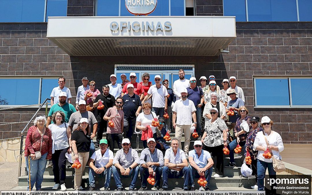 Senderos, patrimonio y tomate: la III Jornada “Saber Espacios” puso en valor el corazón rural de Mazarrón