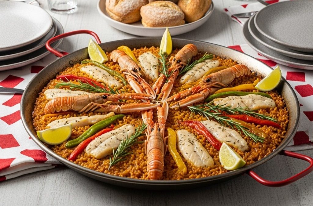 El Restaurante Nuevo Centro, de Molina de Segura,  celebra este domingo 30 el Día Internacional de la Acuicultura con una paella gigante de lubina